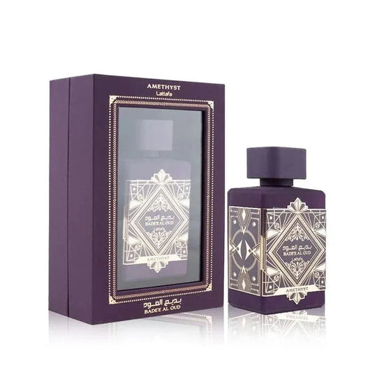 Badee Al Oud Amethyst (Oud for Glory) by Lattafa (Inspired by Initio Atomic Rose)