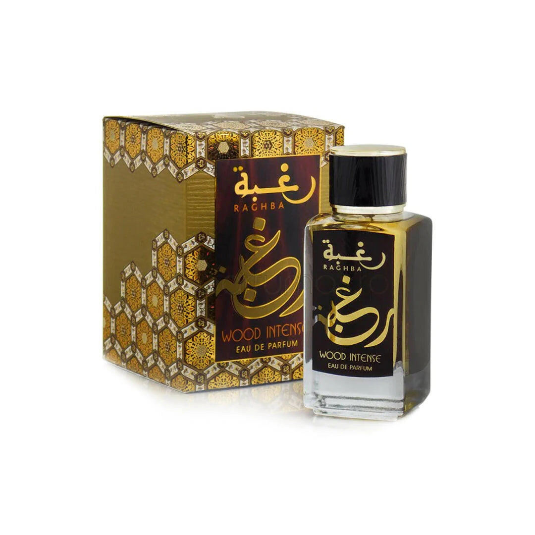 Raghba Wood Intense by Lattafa (Inspired by Tom Ford Tobacco Wood)